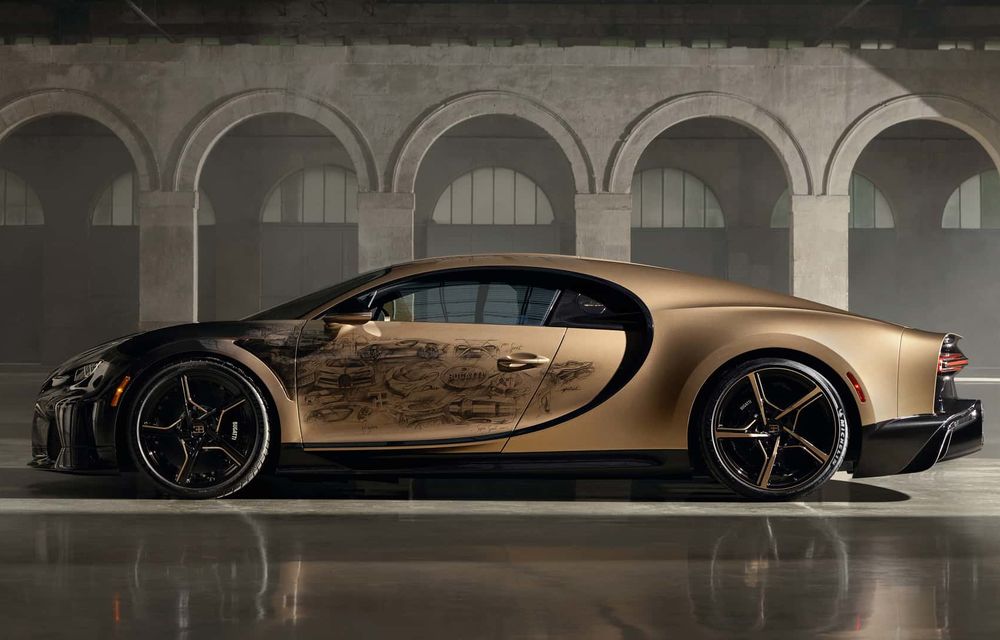 Bugatti Chiron Super Sport Golden Era: exemplarul unicat a fost finalizat în 2 ani - Poza 2