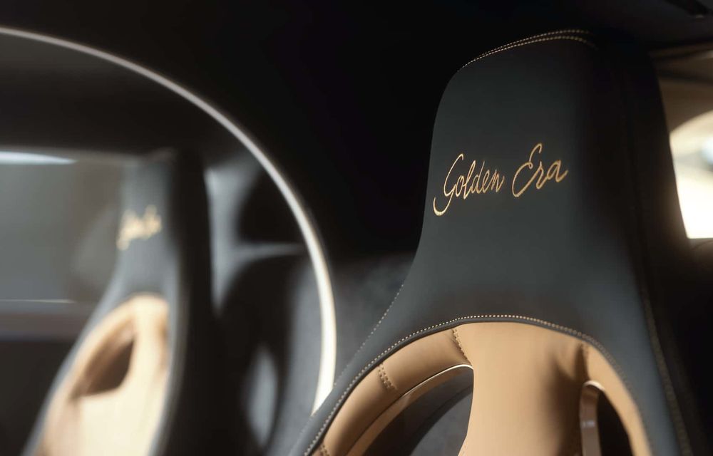 Bugatti Chiron Super Sport Golden Era: exemplarul unicat a fost finalizat în 2 ani - Poza 12