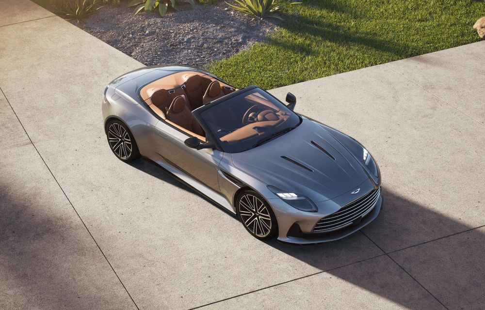 Noul Aston Martin DB12 Volante, variantă decapotabilă cu plafon textil cu 8 straturi - Poza 2