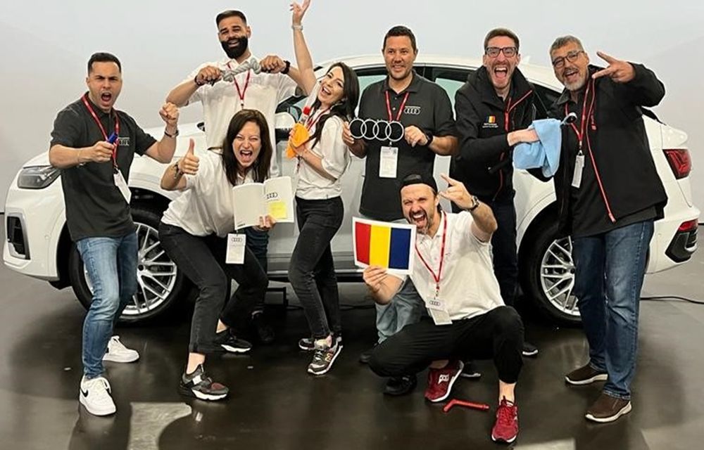 O echipă românească a ocupat locul 3 în lume la cel mai dur concurs organizat pentru angajații Audi - Poza 4