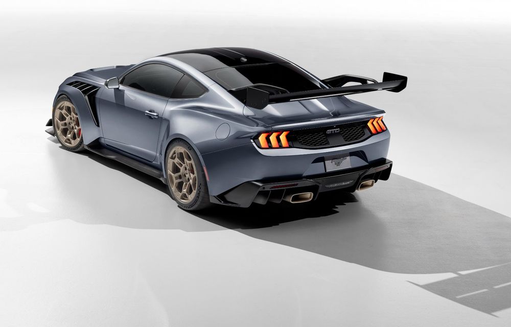 Noul Ford Mustang GTD, o mașină de curse pentru stradă: 800 de cai putere și aerodinamică activă - Poza 4