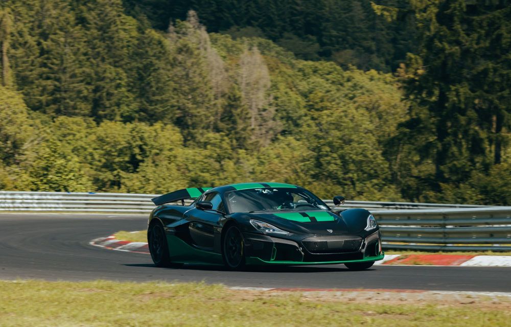 VIDEO: Rimac Nevera, cea mai rapidă mașină electrică de serie pe Nürburgring - Poza 2