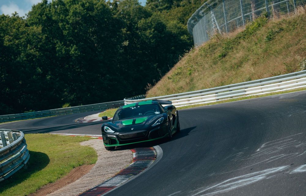 VIDEO: Rimac Nevera, cea mai rapidă mașină electrică de serie pe Nürburgring - Poza 5