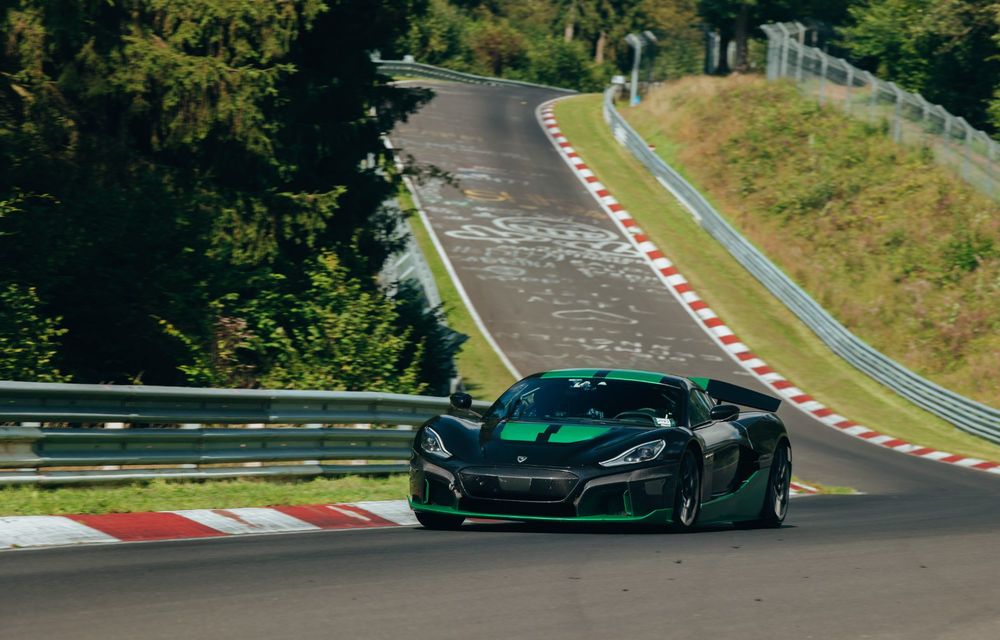 VIDEO: Rimac Nevera, cea mai rapidă mașină electrică de serie pe Nürburgring - Poza 6