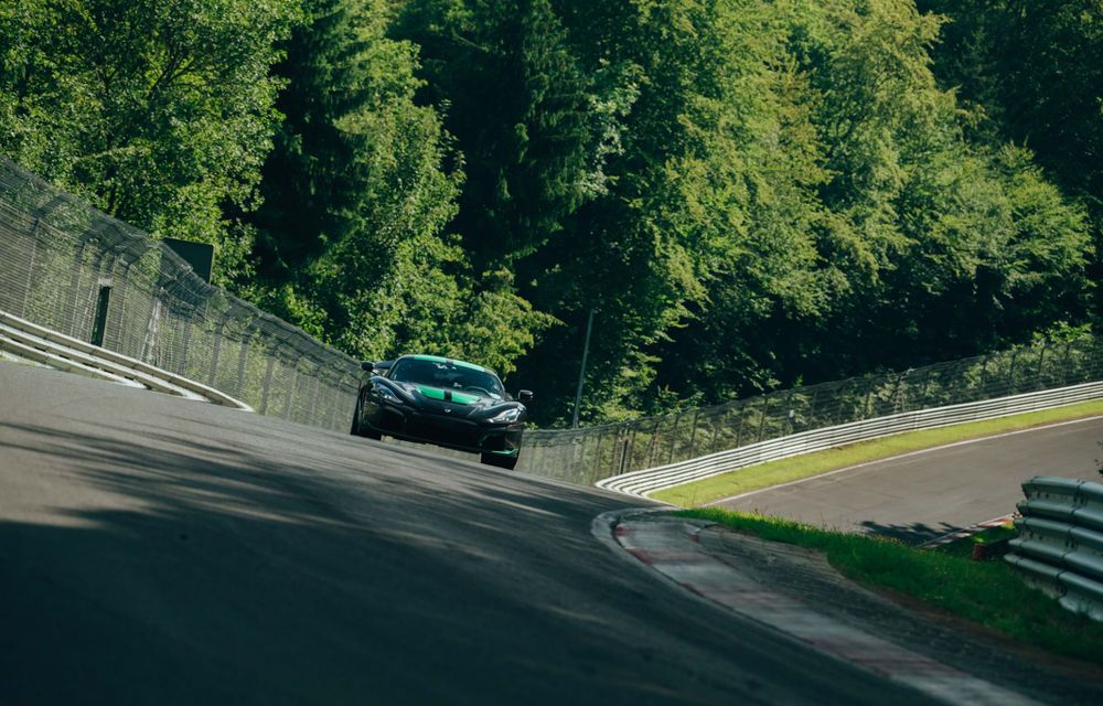 VIDEO: Rimac Nevera, cea mai rapidă mașină electrică de serie pe Nürburgring - Poza 7