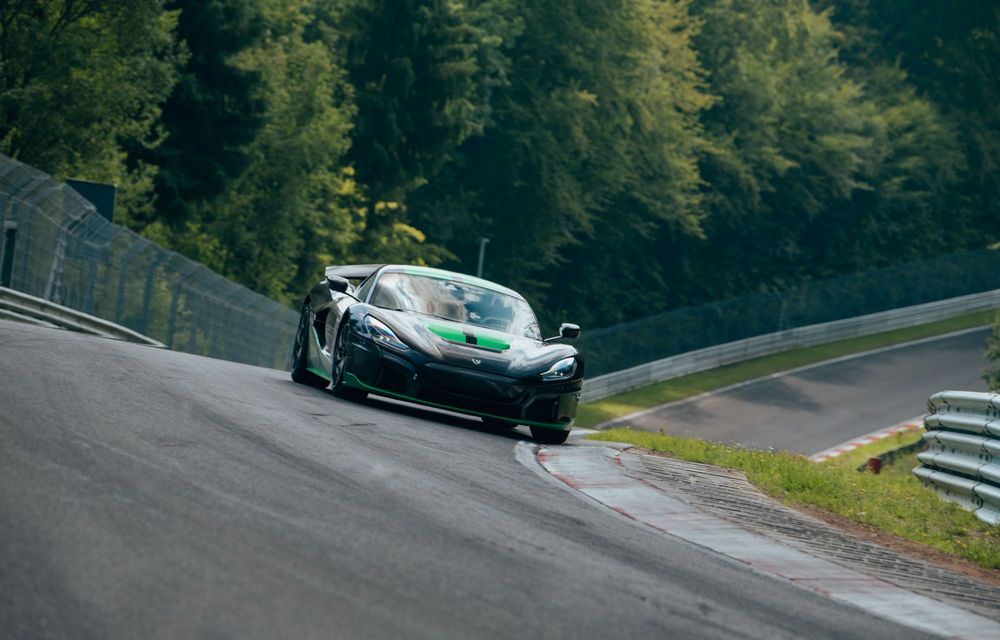 VIDEO: Rimac Nevera, cea mai rapidă mașină electrică de serie pe Nürburgring - Poza 8
