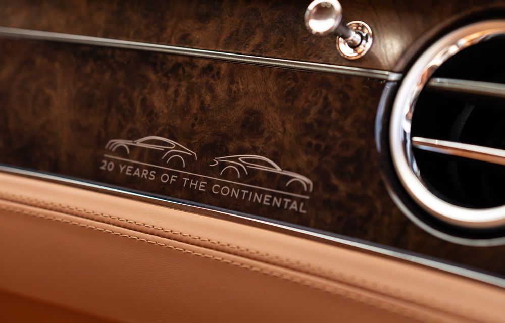 &quot;Tort&quot; aniversar de 20 de ani pentru Bentley Continental GT: un nou exemplar unicat - Poza 10