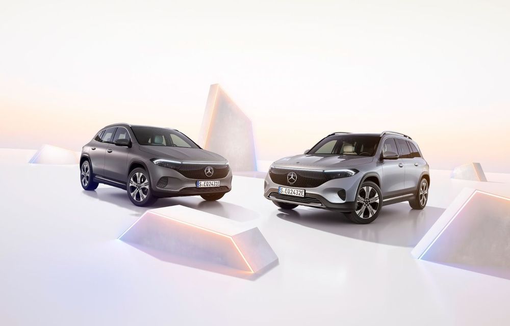 Facelift-uri pentru Mercedes EQA și EQB: grile noi și mai multă autonomie - Poza 1