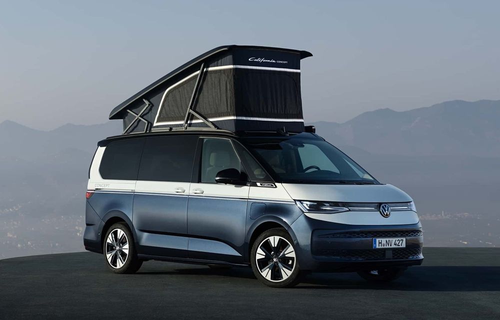 Noul Volkswagen T7 California, un campervan cu două uși glisante și motor hibrid plug-in - Poza 2