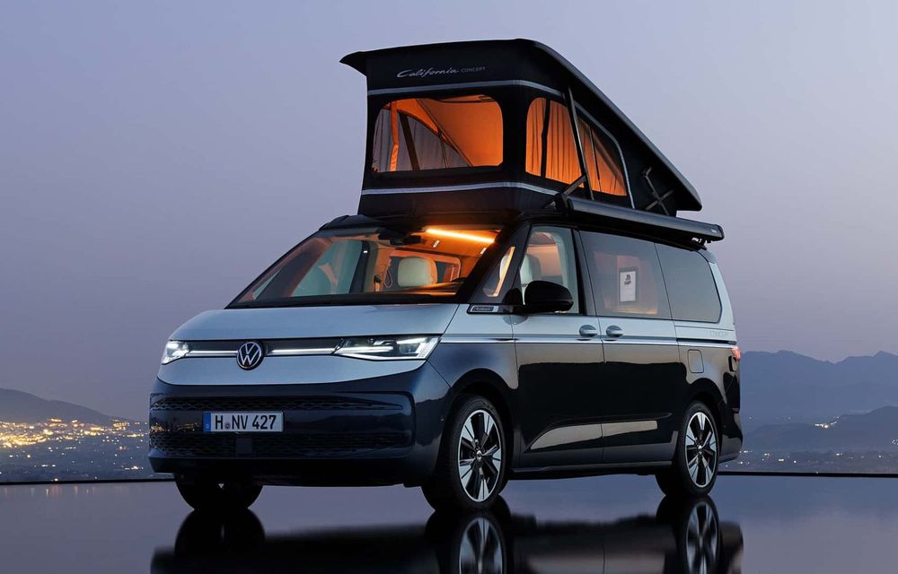 Noul Volkswagen T7 California, un campervan cu două uși glisante și motor hibrid plug-in - Poza 6