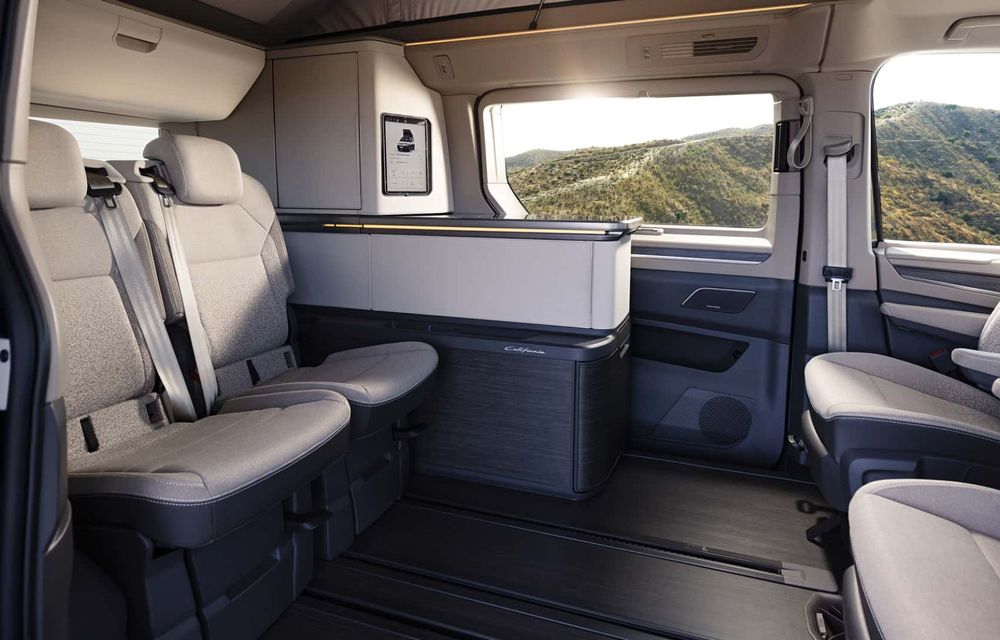 Noul Volkswagen T7 California, un campervan cu două uși glisante și motor hibrid plug-in - Poza 14