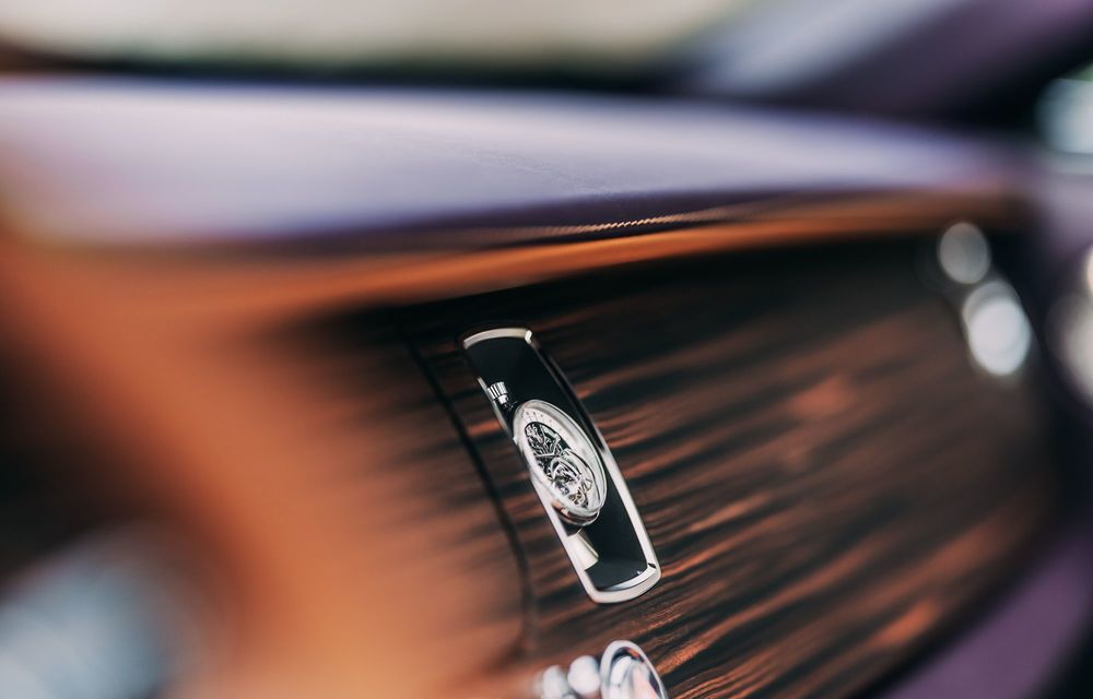 Rolls-Royce prezintă al doilea exemplar Droptail: suprafață aerodinamică din lemn și ceas Vacheron Constantin în bord - Poza 31