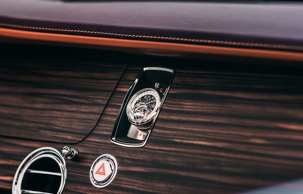 Rolls-Royce prezintă al doilea exemplar Droptail: suprafață aerodinamică din lemn și ceas Vacheron Constantin în bord - Poza 32