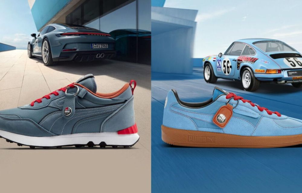 Porsche și Puma sărbătoresc 60 de ani de 911 cu două perechi de teniși în ediție limitată - Poza 1