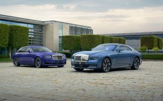 Accentul pe lux: Rolls-Royce prezintă două exemplare unicate ale lui Spectre și Ghost