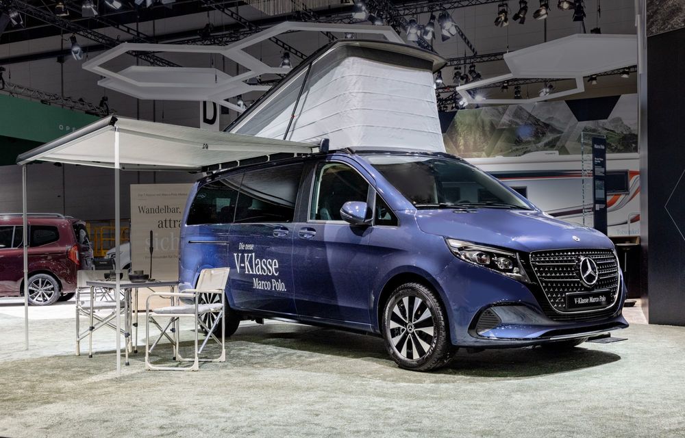 Noul Mercedes-Benz Clasa V Marco Polo facelift: pachet AMG Line și comenzi noi pentru funcțiile de camping - Poza 3