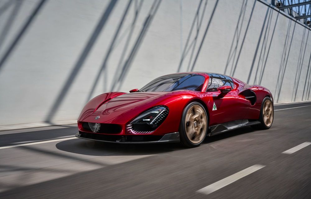 OFICIAL: Noua Alfa Romeo 33 Stradale este primul supercar electric al mărcii - Poza 2