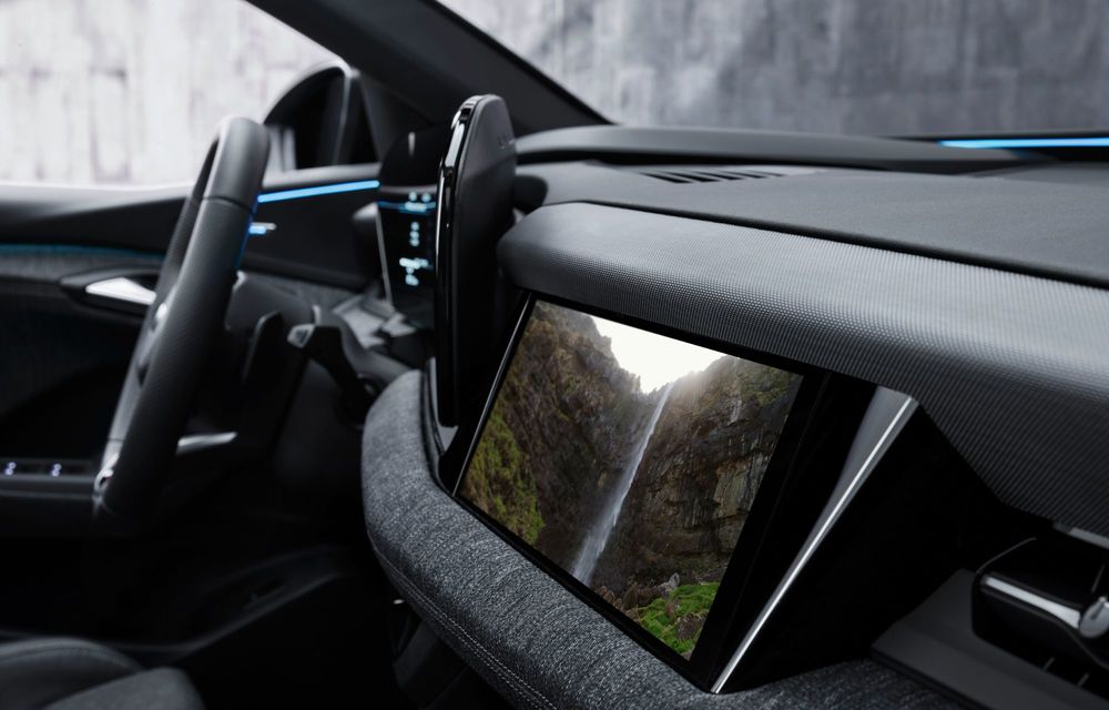 Audi dezvăluie interiorul noului Q6 e-tron: ecran pentru pasagerul din față - Poza 5