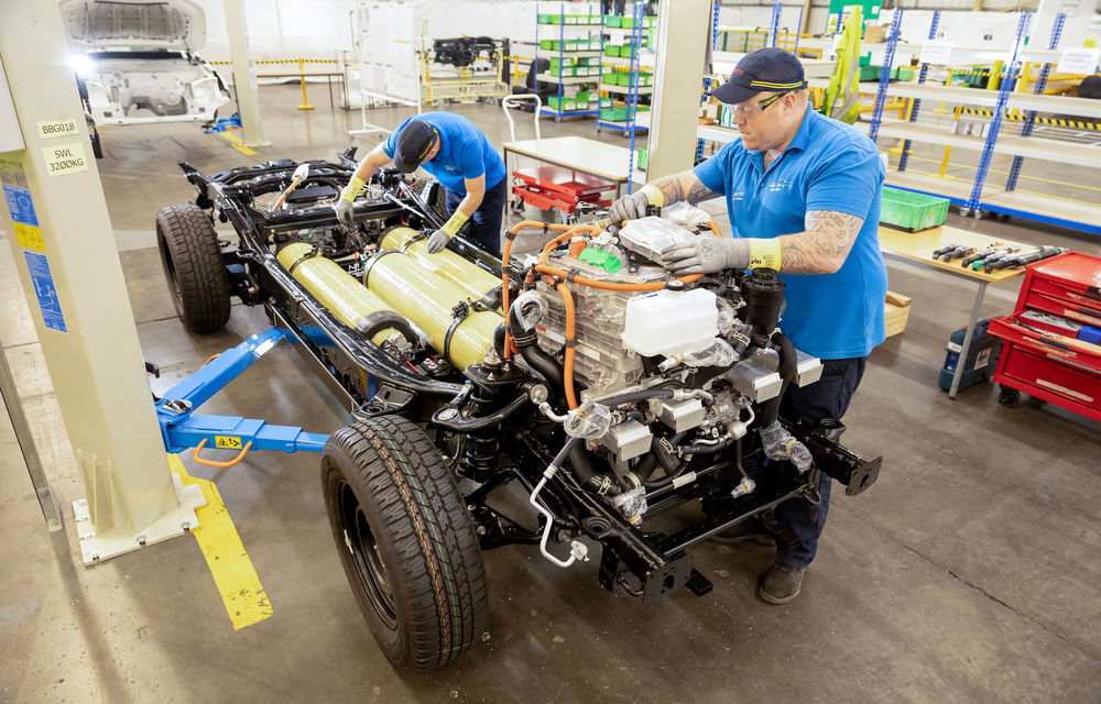 Toyota a construit un prototip Hilux alimentat cu hidrogen: 600 km autonomie - Poza 5