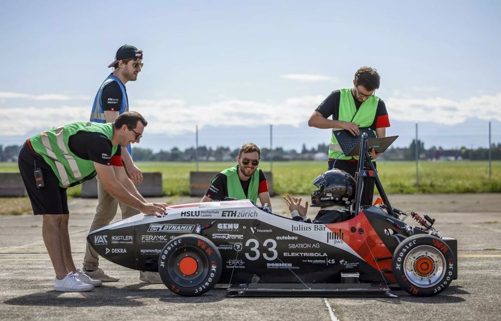 Aceasta este cea mai rapidă mașină electrică din lume. A fost construită de studenți elvețieni - Poza 1