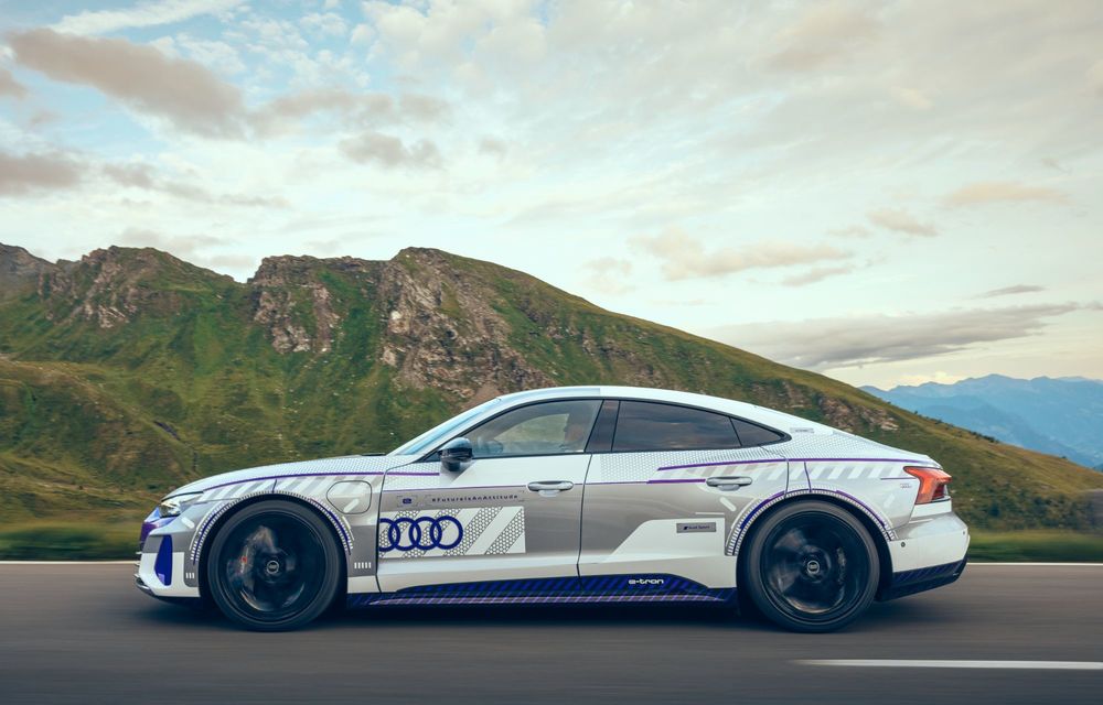 Audi prezintă noul RS e-tron GT Ice Race Edition: producție limitată la 99 de exemplare - Poza 3