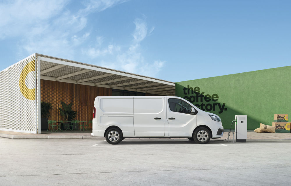 Utilitara Renault Trafic Van primește versiune electrică: 297 km autonomie - Poza 2