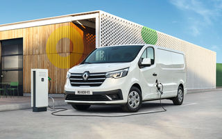 Utilitara Renault Trafic Van primește versiune electrică: 297 km autonomie