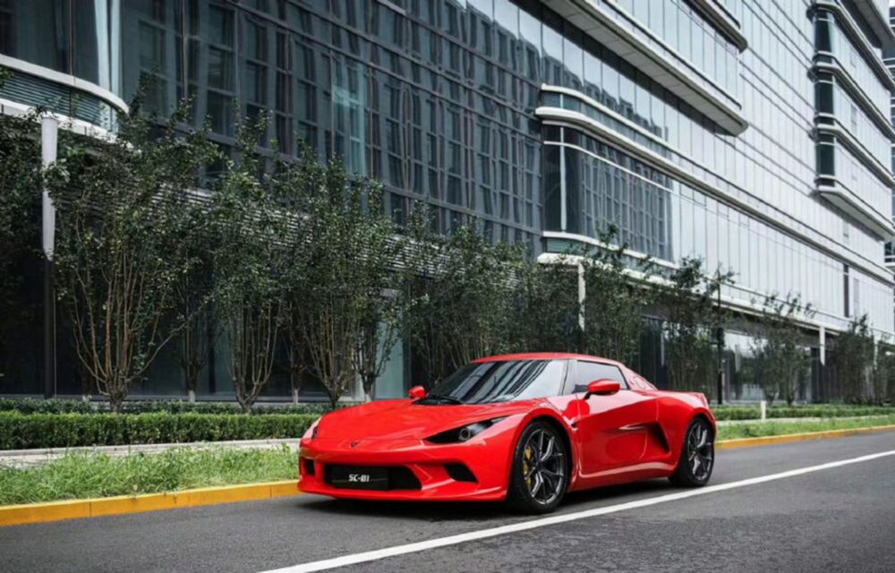 Chinezii prezintă o mașină sport electrică de 38.000 de euro cu design inspirat de Tesla Roadster - Poza 3