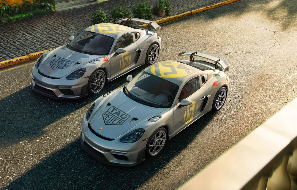 Ediție specială pentru Porsche 718 Cayman GT4 RS, creată în colaborare cu TAG Heuer - Poza 2