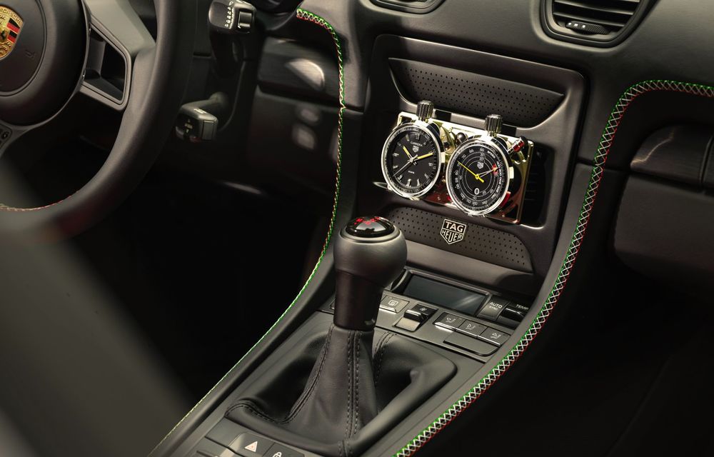 Ediție specială pentru Porsche 718 Cayman GT4 RS, creată în colaborare cu TAG Heuer - Poza 11