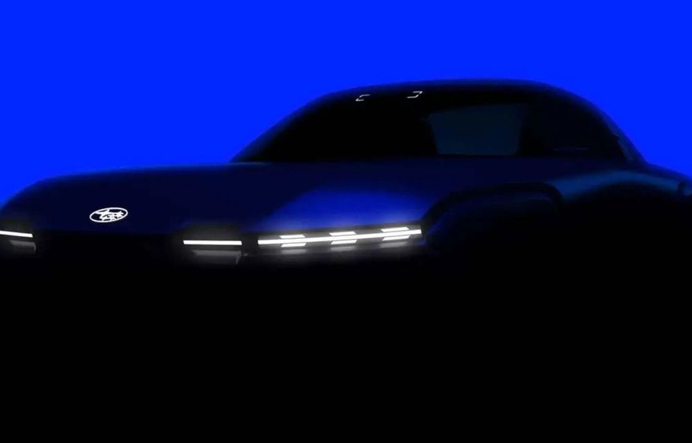 Prima imagine cu noul Subaru Sport Mobility Concept, un coupe electric retro-futurist - Poza 1