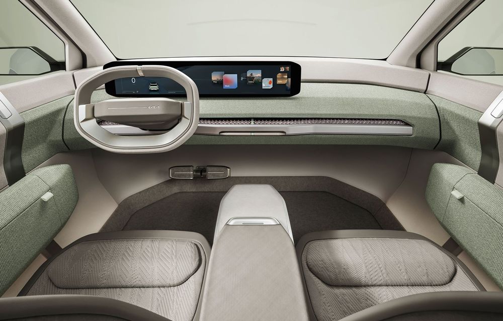 Kia prezintă conceptul EV3: SUV-ul compact poate alimenta o trotinetă electrică în banchetă - Poza 8