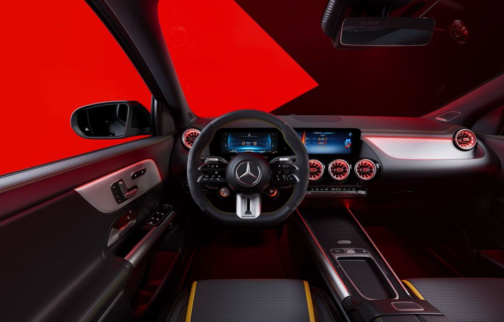 Noul Mercedes-AMG GLA 45 S facelift: semnătură luminoasă nouă și bară față redesenată - Poza 9