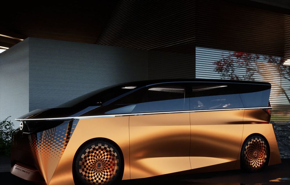Noul Nissan Hyper Tourer Concept, un monovolum autonom cu baterii solid-state - Poza 5