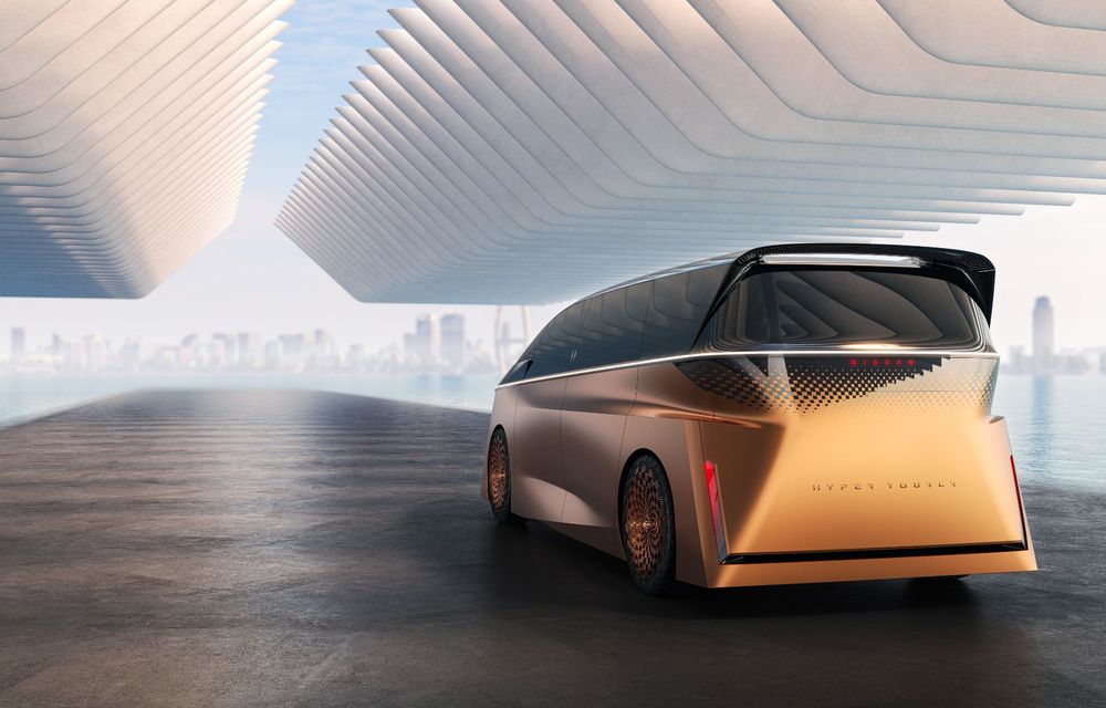 Noul Nissan Hyper Tourer Concept, un monovolum autonom cu baterii solid-state - Poza 14