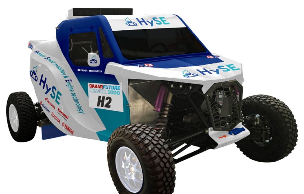 Toyota și Honda vor concura în Raliul Dakar 2024 cu un buggy alimentat cu hidrogen - Poza 1