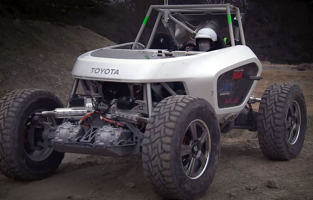 Încă un concept Toyota: Space Mobility este un buggy electric care poate merge pe Lună - Poza 1