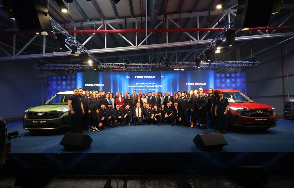 OFICIAL: Ford dă startul producției lui Transit Courier și Tourneo Courier la Craiova - Poza 1
