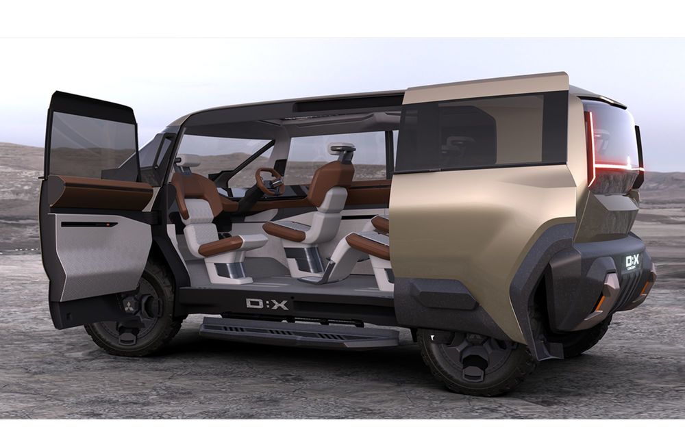 Noul Mitsubishi D:X este un monovolum hibrid, creat pentru aventuri off-road - Poza 8
