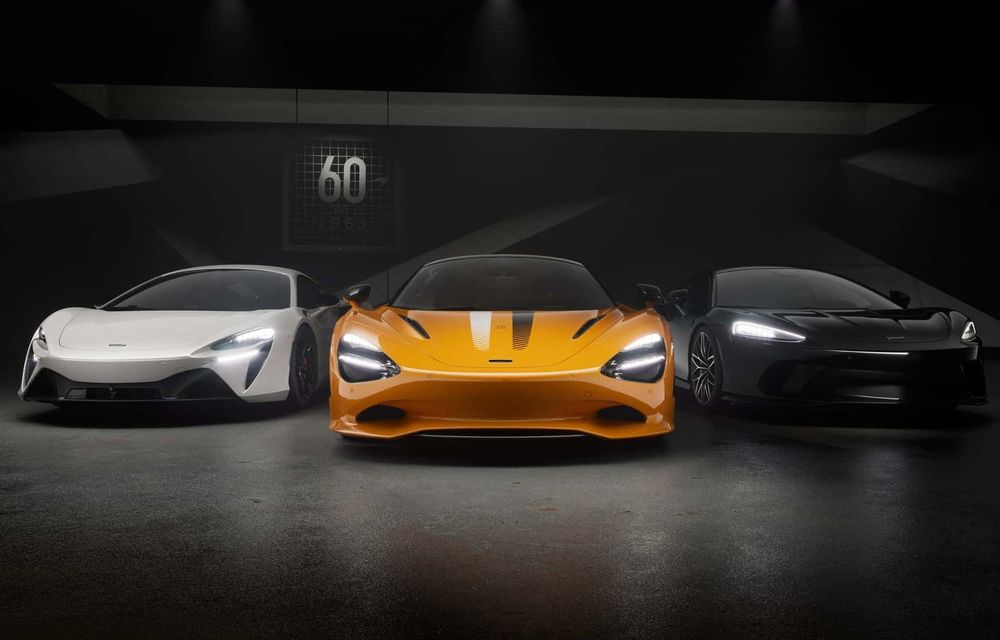 McLaren, la a 60-a aniversare: opțiuni speciale de personalizare pentru modelele din gamă - Poza 1