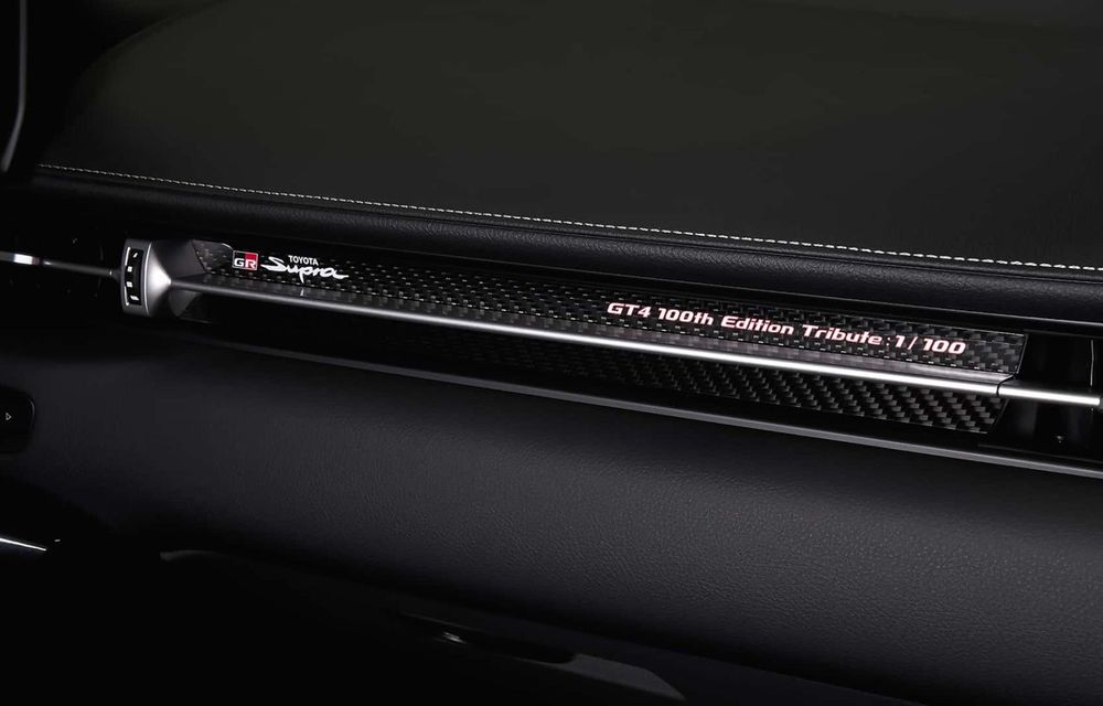 Ediție specială Toyota Supra GT4 100th Edition Tribute: elemente din fibră de carbon și cutie manuală - Poza 14
