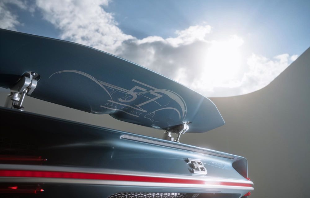 Încă un exemplar unicat pentru Bugatti Chiron, inspirat de legendarul Type 57 Atlantic - Poza 12