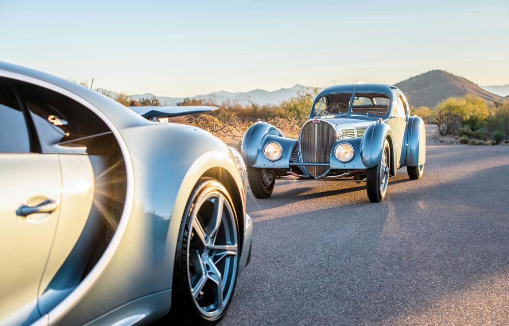 Încă un exemplar unicat pentru Bugatti Chiron, inspirat de legendarul Type 57 Atlantic - Poza 26