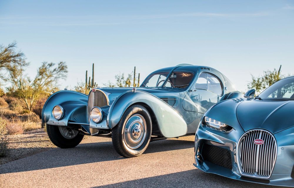 Încă un exemplar unicat pentru Bugatti Chiron, inspirat de legendarul Type 57 Atlantic - Poza 27