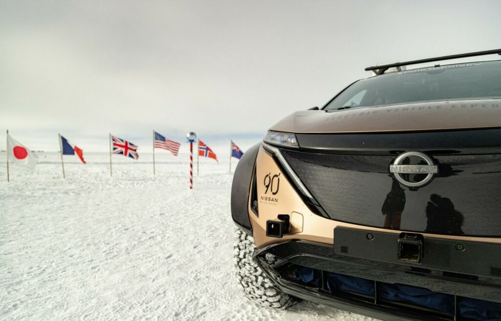 PREMIERĂ: Nissan Ariya a călătorit 30.000 de km, de la Polul Nord la Polul Sud - Poza 4