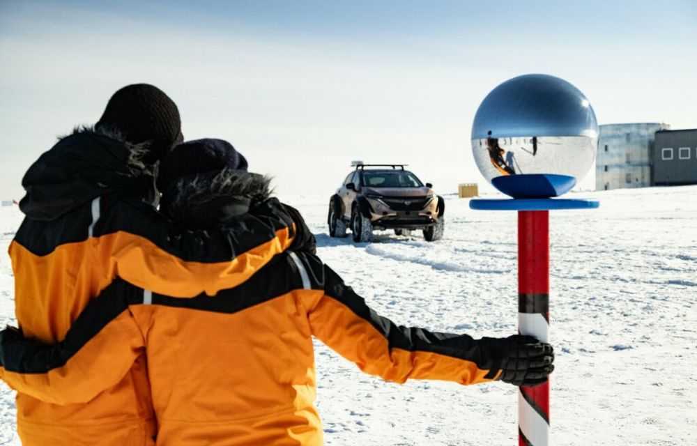 PREMIERĂ: Nissan Ariya a călătorit 30.000 de km, de la Polul Nord la Polul Sud - Poza 5