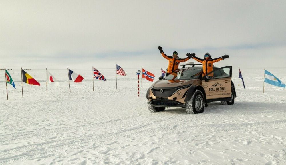 PREMIERĂ: Nissan Ariya a călătorit 30.000 de km, de la Polul Nord la Polul Sud - Poza 1