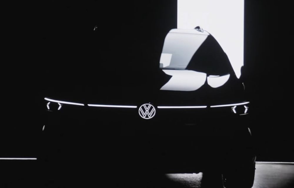 Prima imagine oficială cu noul Volkswagen Golf facelift. Lansare în 2024 - Poza 1