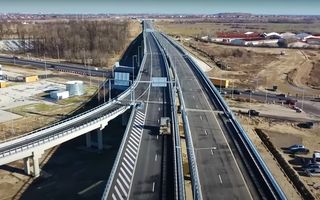 Video din dronă cu prima autostradă care va fi inaugurată în 2024
