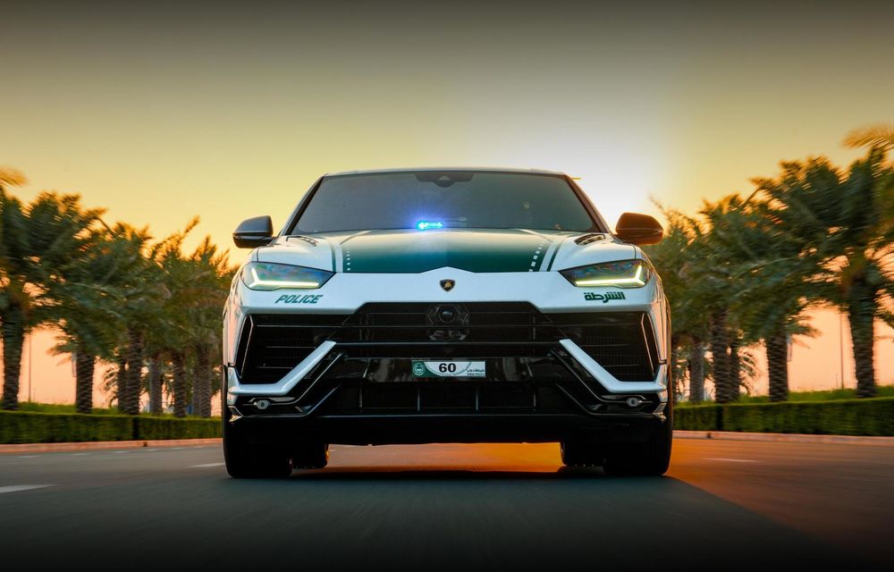 Lamborghini Urus Performante intră în dotarea poliției din Dubai - Poza 2